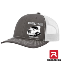 RICHARDSON 112 - Peterbilt 579 Full Truck  - Your Text Snapback Hats - Free Shipping