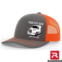 RICHARDSON 112 - Peterbilt 579 Full Truck  - Your Text Snapback Hats - Free Shipping