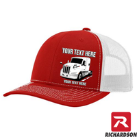 RICHARDSON 112 - Peterbilt 579 Full Truck  - Your Text Snapback Hats - Free Shipping