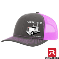 RICHARDSON 112 - Kenworth Full Truck  - Your Text Snapback Hats - Free Shipping