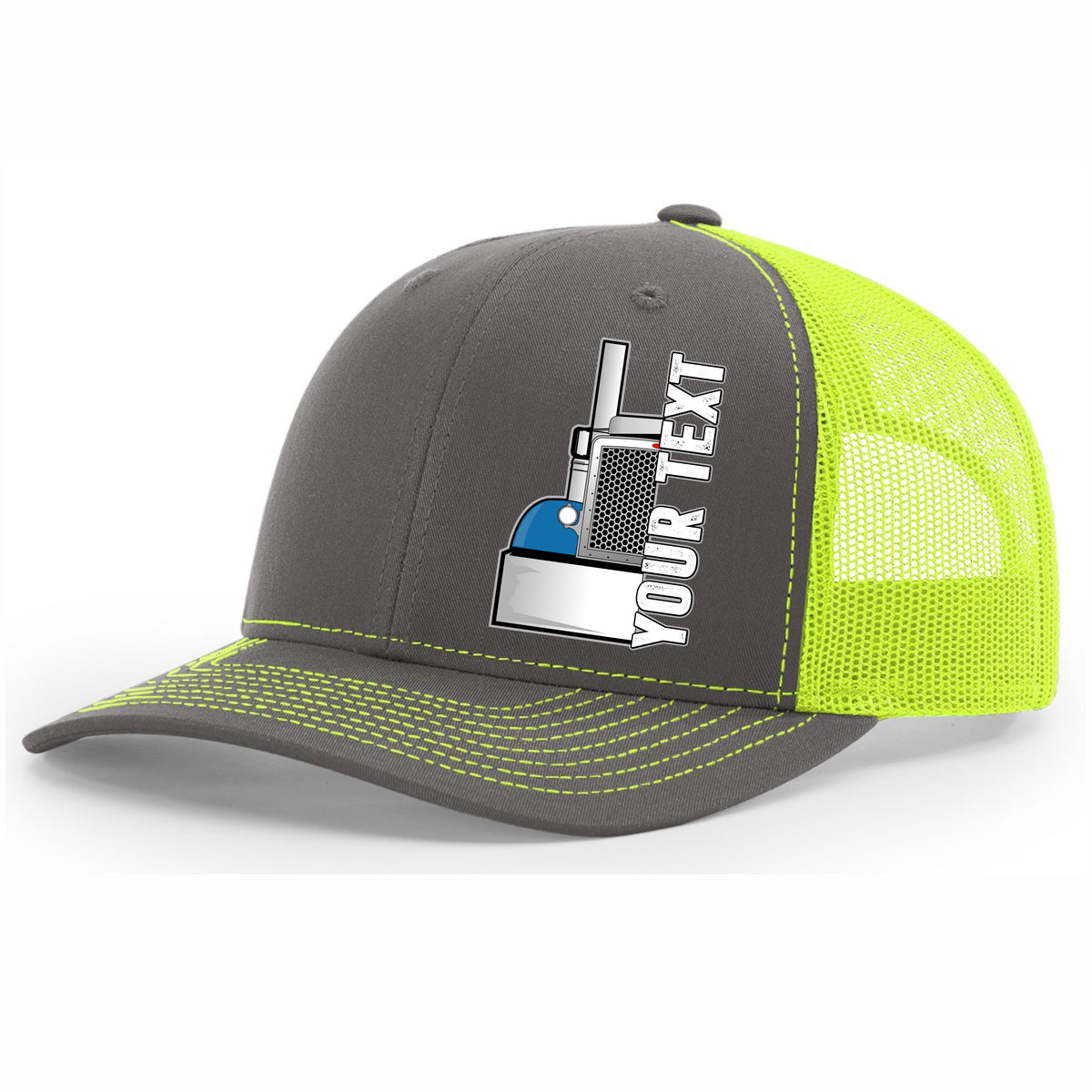 RICHARDSON 112 - Peterbilt Front End  - Your Text Snapback Hats - Free Shipping