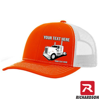 RICHARDSON 112 - Kenworth Full Truck  - Your Text Snapback Hats - Free Shipping