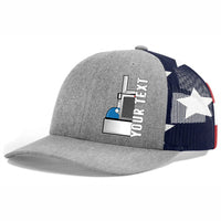RICHARDSON 112 - Peterbilt Front End  - Your Text Snapback Hats - Free Shipping