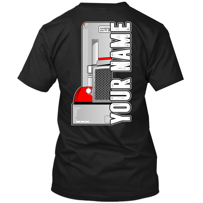 Bull Hauler - Peterbilt - Front View - Your Text Here