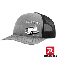 RICHARDSON 112 - Kenworth T600 Full Truck  - Your Text Snapback Hats - Free Shipping