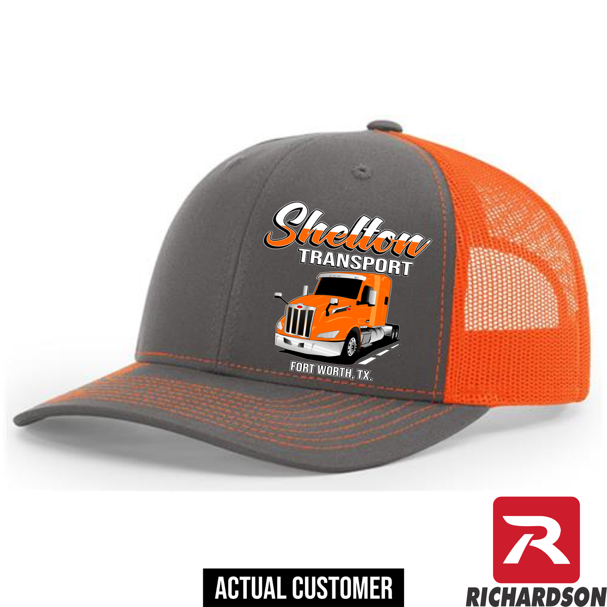 RICHARDSON 112 - Peterbilt 579 Full Truck  - Your Text Snapback Hats - Free Shipping