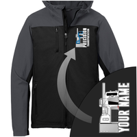 Kenworth Half Truck - Your Text Here - Port Authority Hooded Core Soft Shell Jacket - Free Shipping