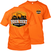 Excavator Skid Steer - Your Text Here - Apparel
