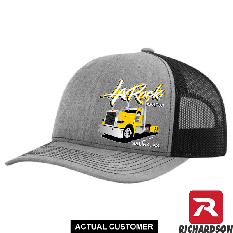 RICHARDSON 112 - Peterbilt Day Cab Full Truck   - Your Text Snapback Hats  - Free Shipping