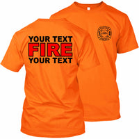 Fire Department - Your Text Here - Apparel