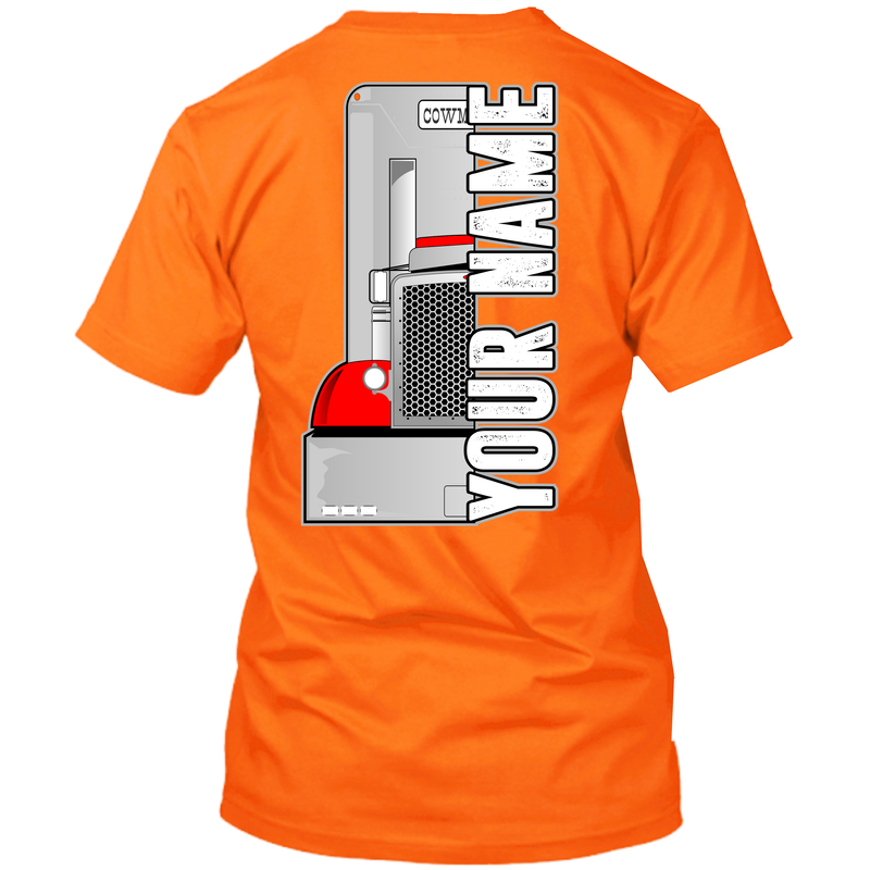 Bull Hauler - Peterbilt - Front View - Your Text Here