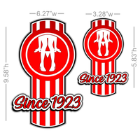 Kenworth Panty Dropper - Since 1923 - 2 Pack of UV Inks - Laminated - Die-Cut Stickers