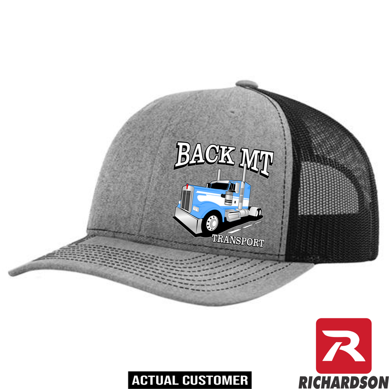 RICHARDSON 112 - Kenworth Full Truck  - Your Text Snapback Hats - Free Shipping