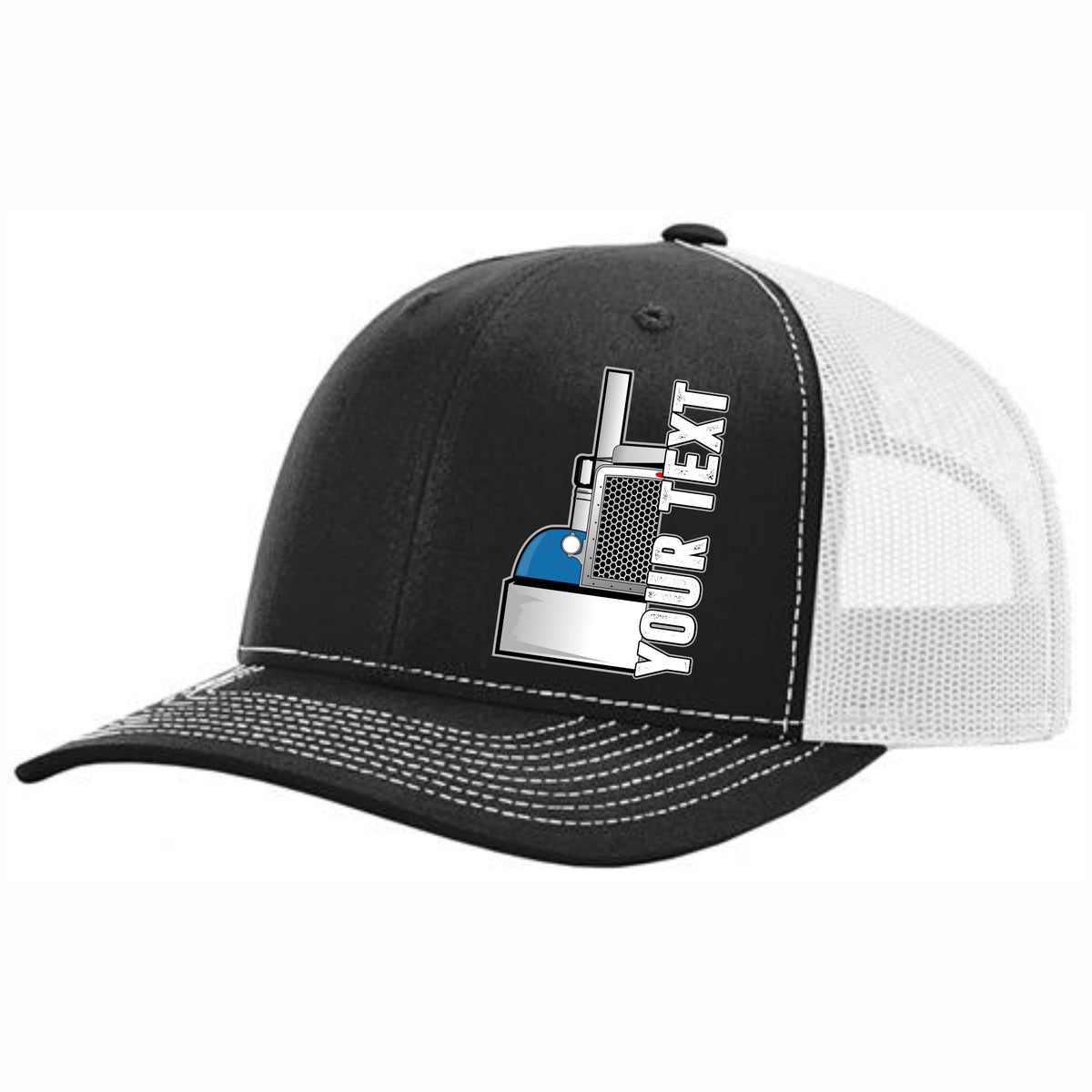 RICHARDSON 112 - Peterbilt Front End  - Your Text Snapback Hats - Free Shipping