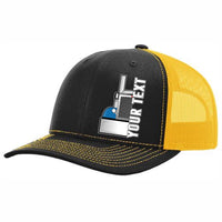 RICHARDSON 112 - Peterbilt Front End  - Your Text Snapback Hats - Free Shipping