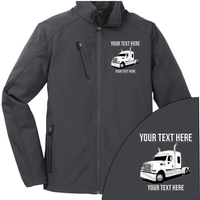 Western Star 49X Full Truck - Your Text Here - Port Authority ® Welded  Soft Shell Jacket NO HOOD - Free Shipping