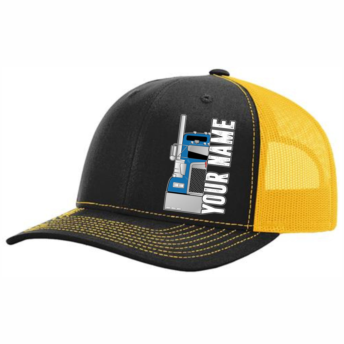 RICHARDSON 112 - Kenworth Front End  - Your Text Snapback Hats - Free Shipping