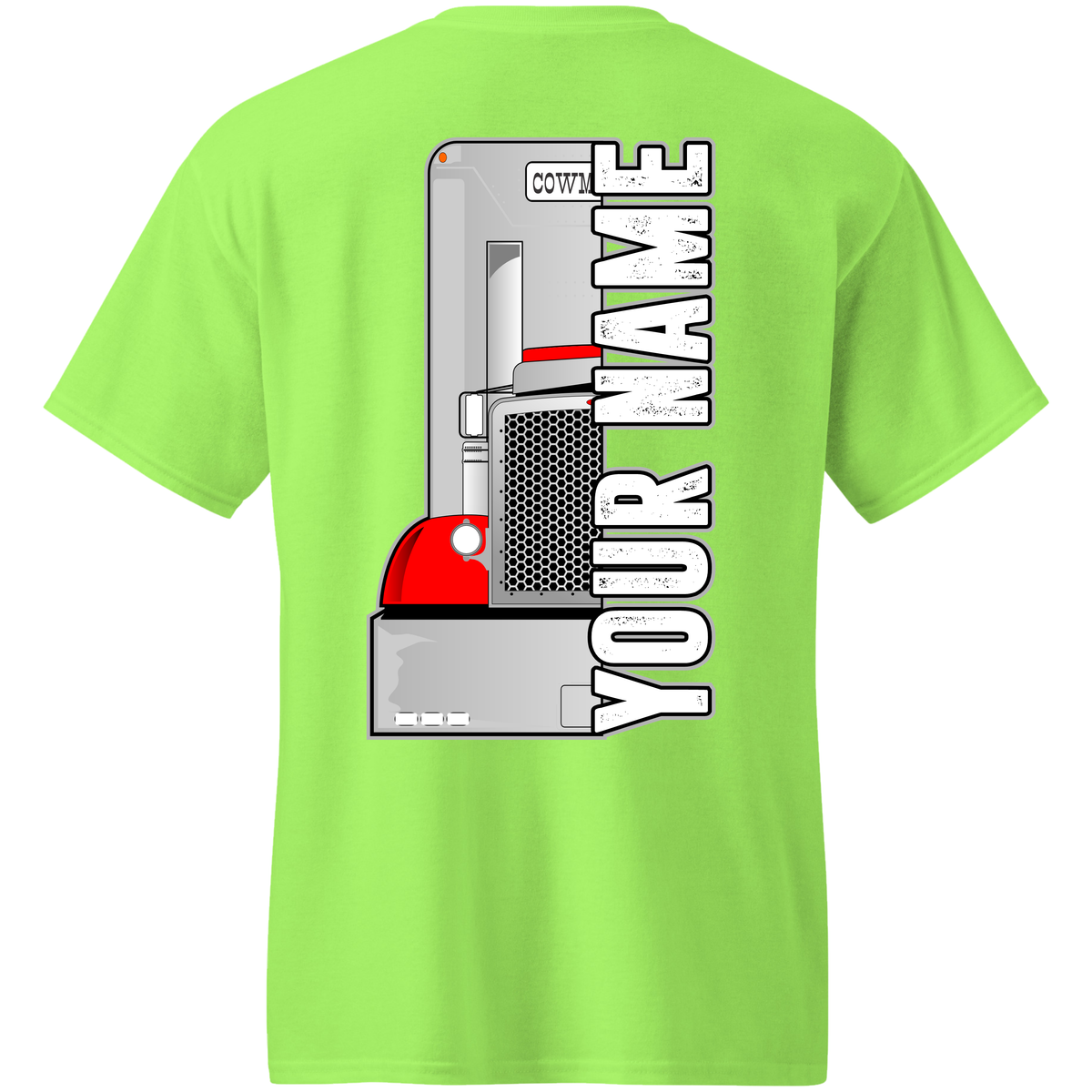 Bull Hauler - Peterbilt - Front View - Your Text Here