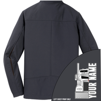 Kenworth Half Truck - Your Text Here - Port Authority ® Welded Soft Shell Jacket NO HOOD - Free Shipping