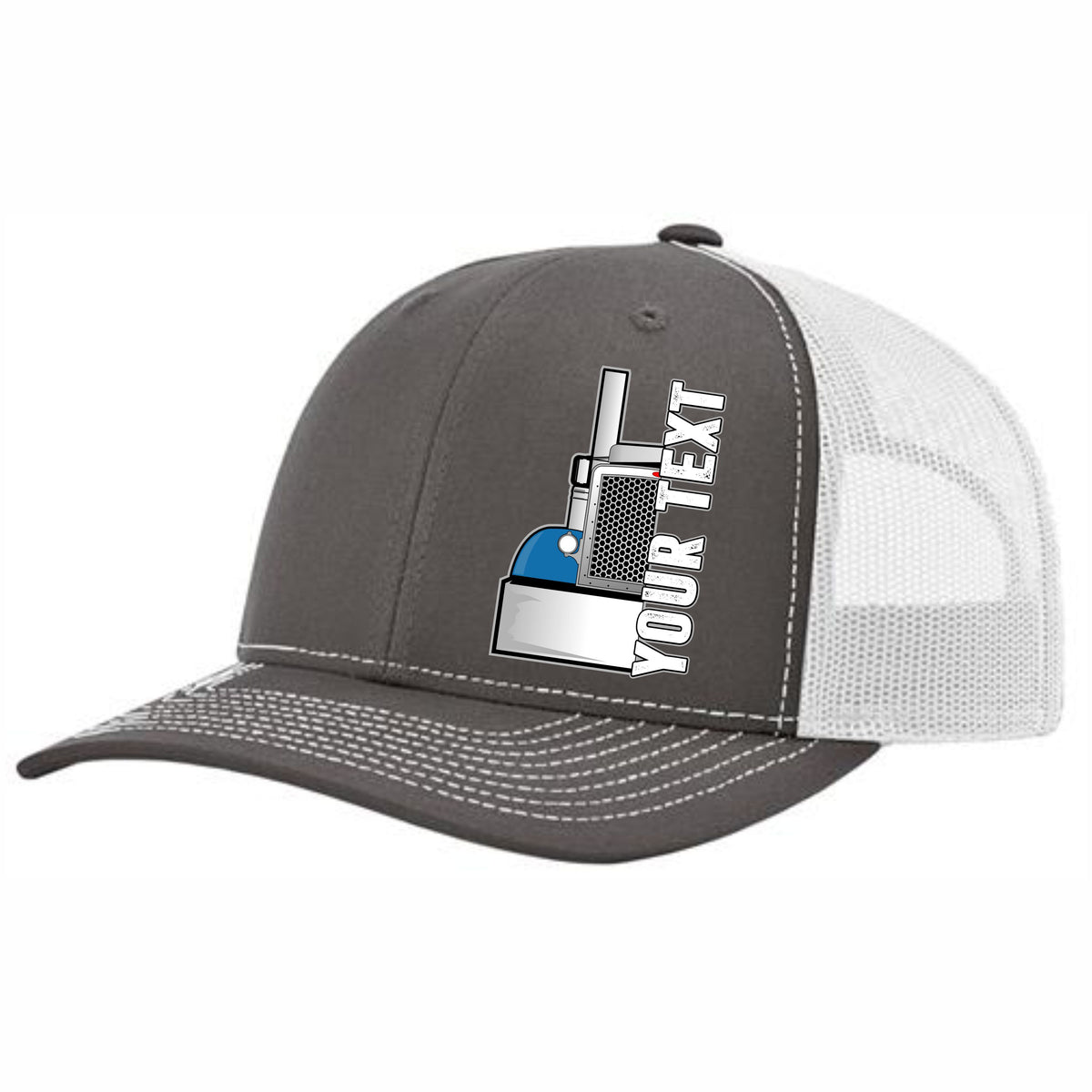 RICHARDSON 112 - Peterbilt Front End  - Your Text Snapback Hats - Free Shipping
