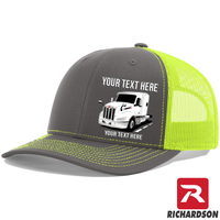 RICHARDSON 112 - Peterbilt 579 Full Truck  - Your Text Snapback Hats - Free Shipping