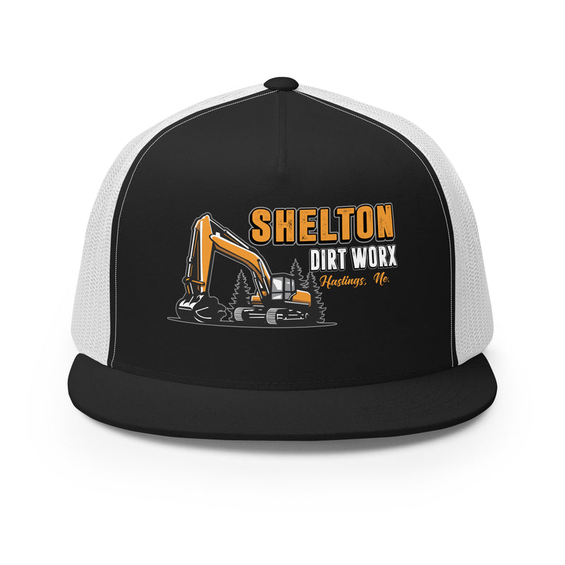 Excavator Your Text Here - Snapback Trucker Hat - Free Shipping