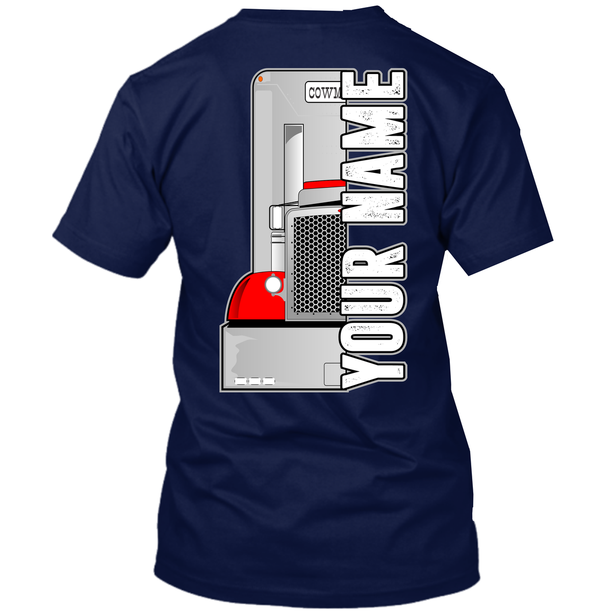 Bull Hauler - Peterbilt - Front View - Your Text Here