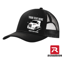 RICHARDSON 112 - Peterbilt 579 Full Truck  - Your Text Snapback Hats - Free Shipping