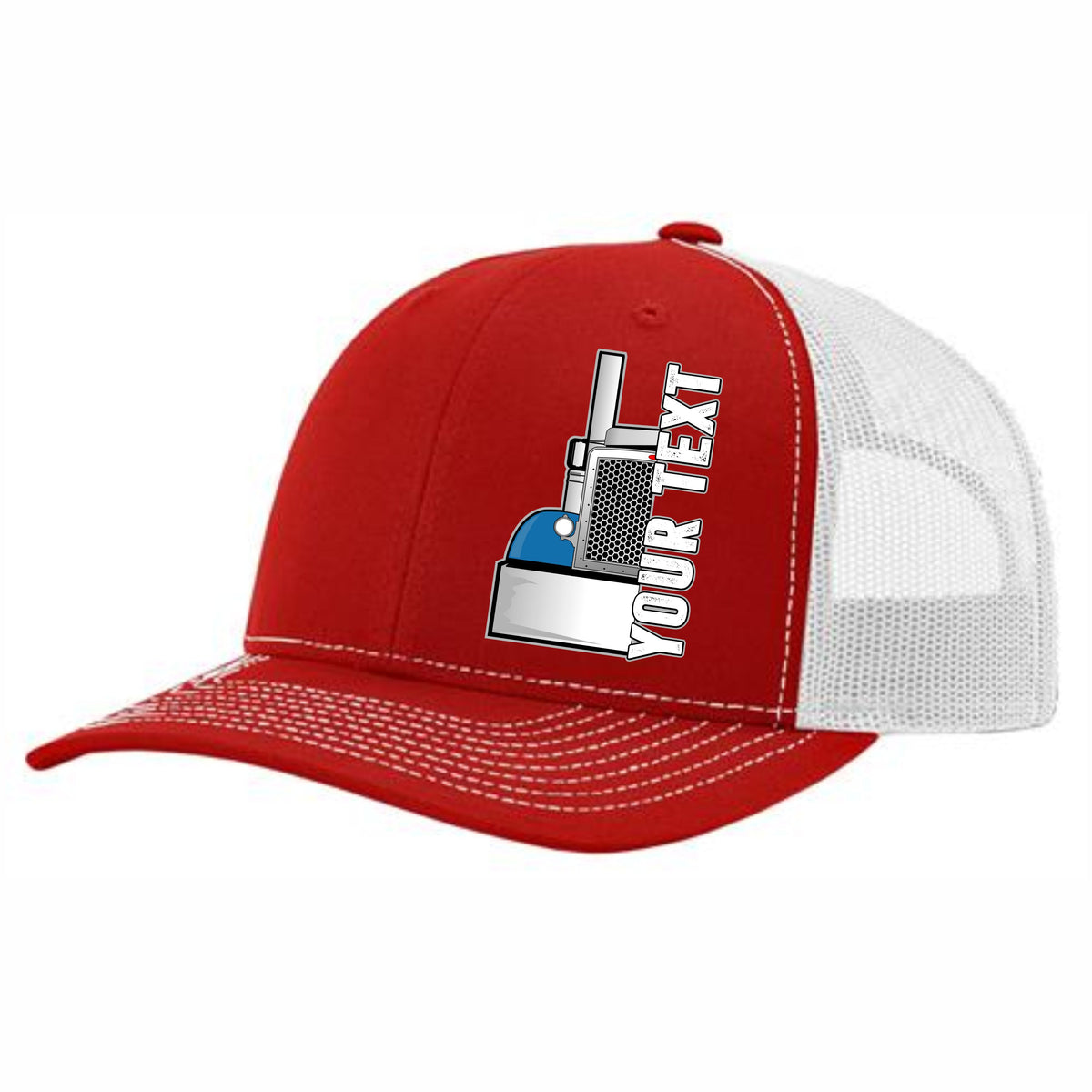 RICHARDSON 112 - Peterbilt Front End  - Your Text Snapback Hats - Free Shipping