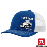 RICHARDSON 112 - Peterbilt Dump Truck 389 - Your Text Snapback Hats - Free Shipping