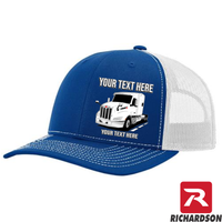 RICHARDSON 112 - Peterbilt 579 Full Truck  - Your Text Snapback Hats - Free Shipping