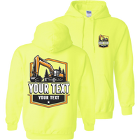 Excavator - Your Text Here - Apparel