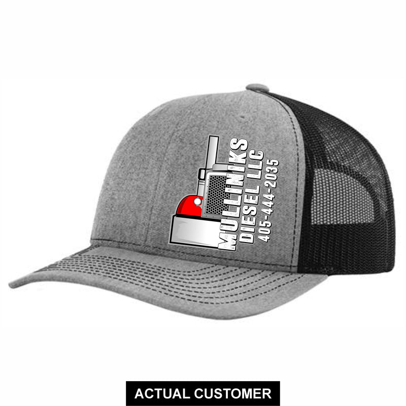 RICHARDSON 112 - Peterbilt Front End  - Your Text Snapback Hats - Free Shipping