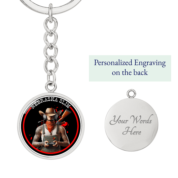 Nebraska Slim Key Chain