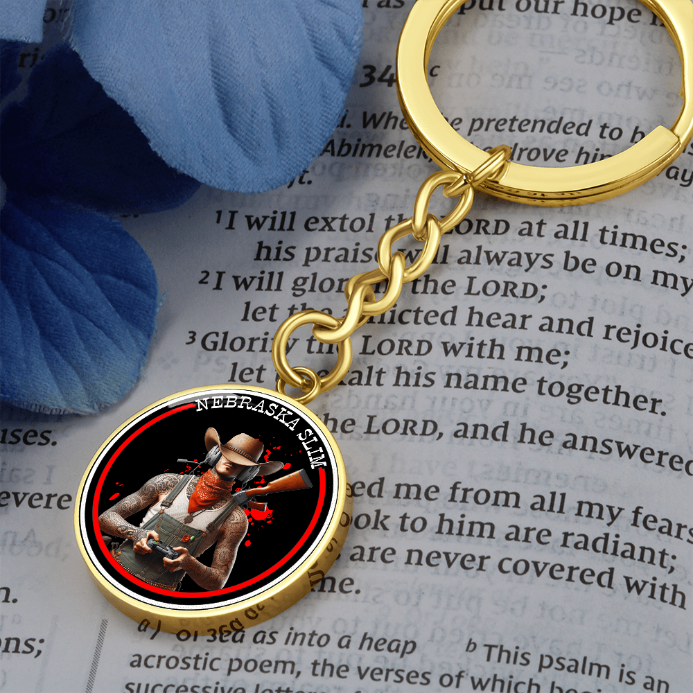 Nebraska Slim Key Chain
