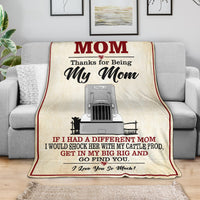 To My Amazing Mom Blanket - Bull Hauler - Free Shipping
