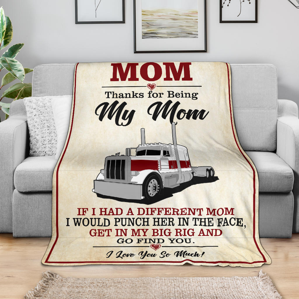 To My Amazing Mom Blanket - Peterbilt - Free Shipping