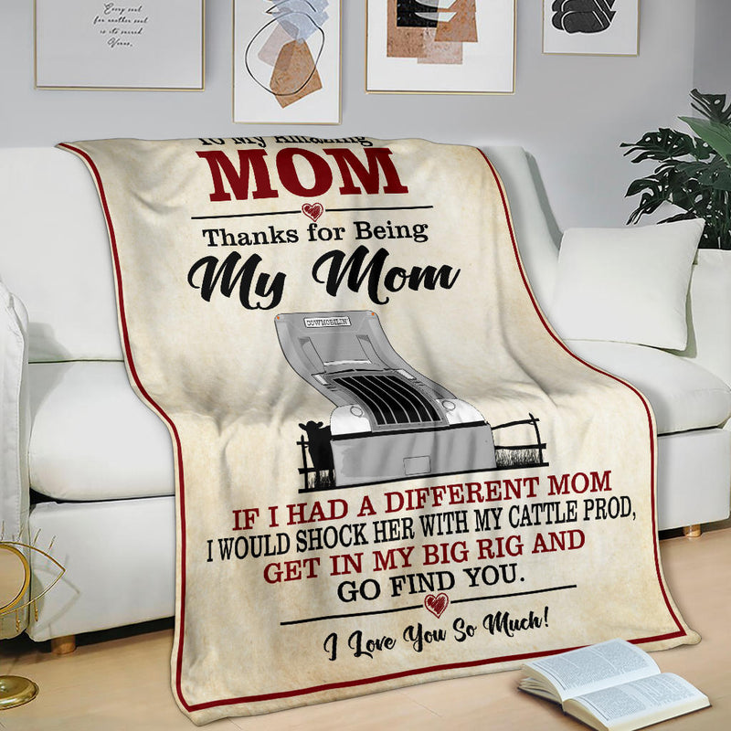 To My Amazing Mom Blanket - Bull Hauler - Free Shipping