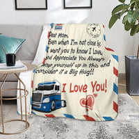 Dear Mom Postage Stamp Blanket - Mother's Day - Freightliner
