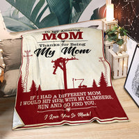 To My Amazing Mom Blanket - Lineman - Free Shipping