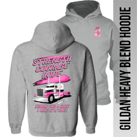 Strength Courage Hope - Peterbilt - Breast Cancer - Peterbilt - Hoodie