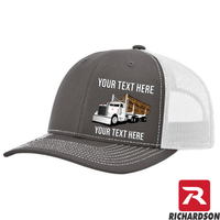 RICHARDSON 112 - Peterbilt Log Hauler   - Your Text Snapback Hats  - Free Shipping