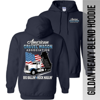 American Gravel Wagon Association - Peterbilt Dump Truck - Hoodie