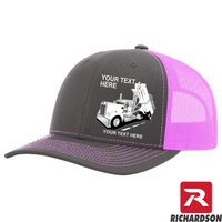 RICHARDSON 112 -Kenworth W900 End Dump  - Your Text Snapback Hats - Free Shipping