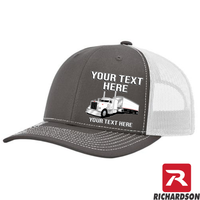 RICHARDSON 112 - Peterbilt Grain Hauler   - Your Text Snapback Hats - Free Shipping