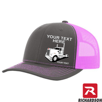 RICHARDSON 112 - Kenworth Day Cab  - Your Text Snapback Hats - Free Shipping