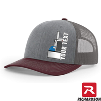 RICHARDSON 112 - Peterbilt Front End  - Your Text Snapback Hats - Free Shipping