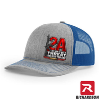 2A - AR-15 - My Gun Is Not a Threat Unless You Are - Richardson 112 Hat - Free Shipping