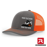 Skid Steer Wheels - Your Text Here - Richardson 112  Trucker Snapback Hats - Free Shipping