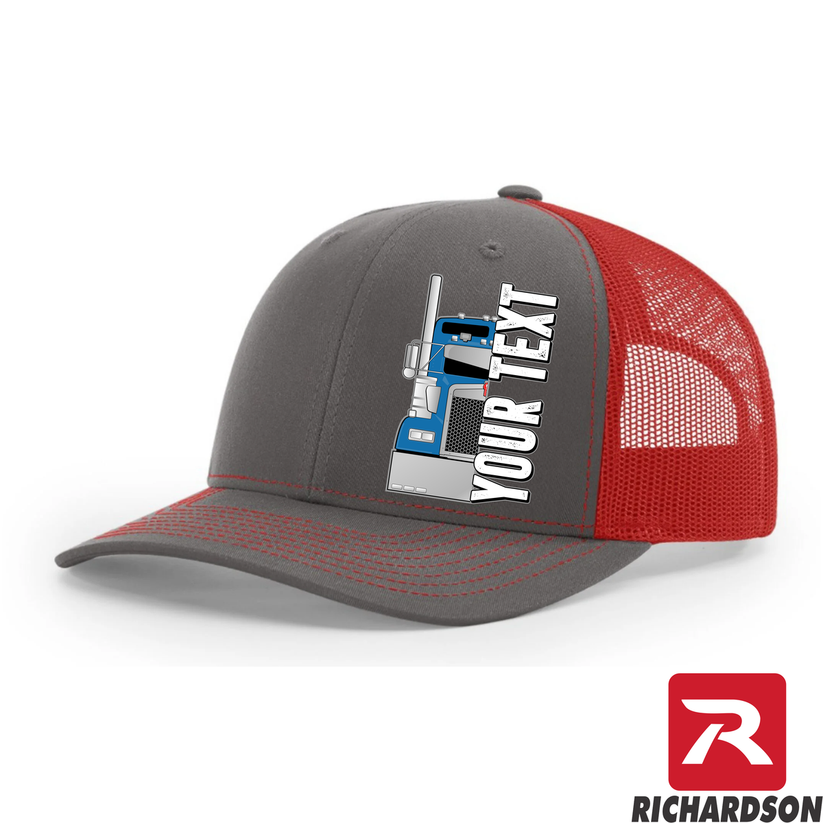 RICHARDSON 112 - Kenworth W900 Front End   - Your Text Snapback Hats - Free Shipping